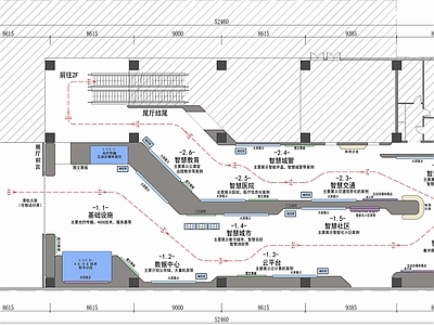 智慧科技展厅平面图