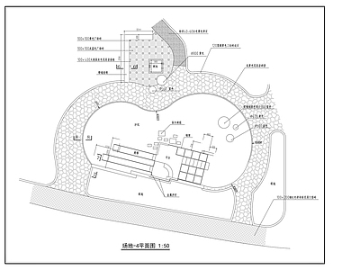 儿童活动场地组合详图 施工图 景观小品