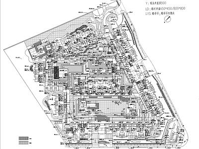 龙湖地产居住区景观平面图