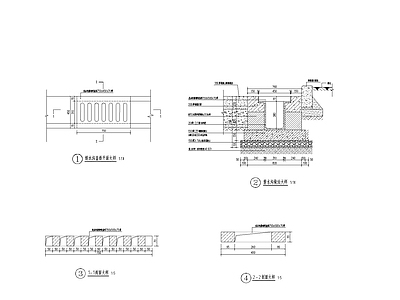 排水沟做法大样 施工图