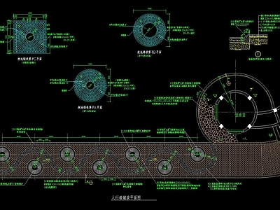 人行道铺装 施工图
