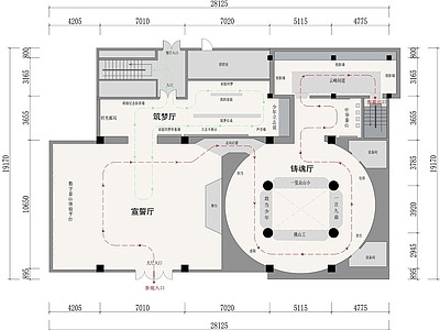 体验展厅平面图