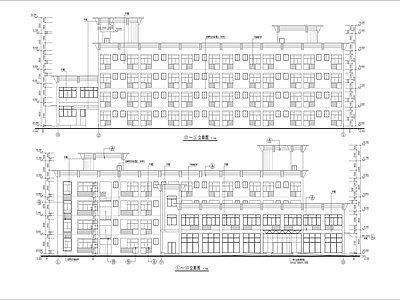 多层宿舍楼食堂建筑 施工图