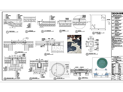 景观地面通用节点 施工图