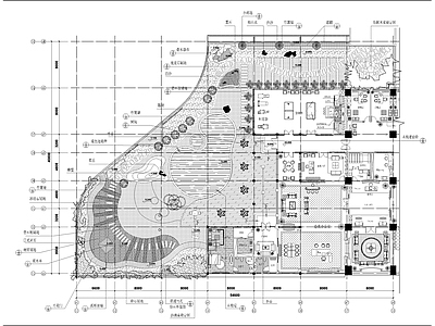 办公大楼屋顶花园全套 施工图