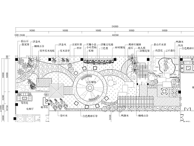 公司办公室屋顶花园平面图