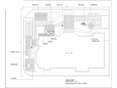 屋顶花园总平图