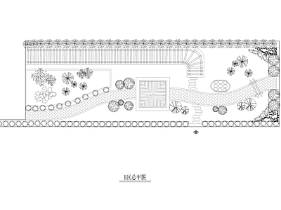 小型屋顶花园绿化 施工图