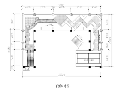 小型屋顶花园绿化平面图