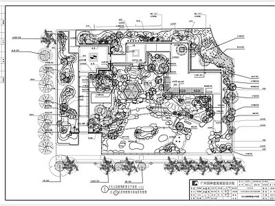 公园景观绿化 施工图