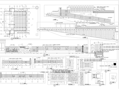 住宅小区地下车库详图 施工图