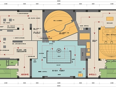 文化展厅平面图