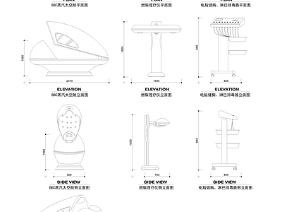 美容美发医疗模型 图库 工装综合图库