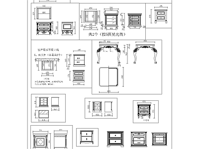 欧式床头柜 图库