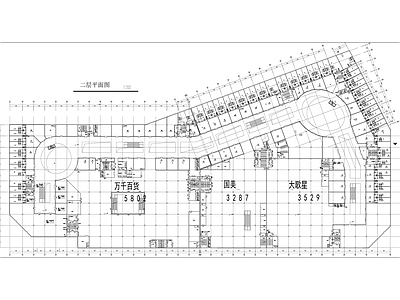 万达商业技术图纸 施工图