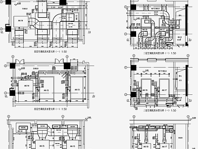 空调机房大样图 施工图