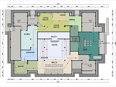 古盐盐宫圣地展厅平面图