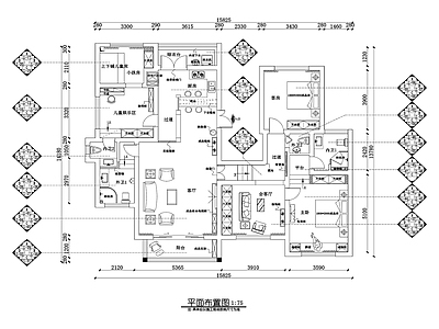 贵州地中海家居装修 施工图 平层