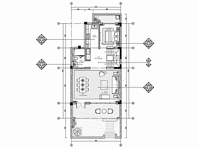 四层别墅室内 施工图