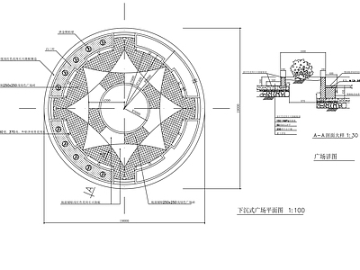 广场详图 施工图 建筑通用节点