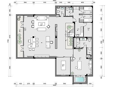 三层别墅室内 施工图