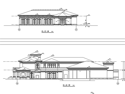 会所建筑 施工图 娱乐会所