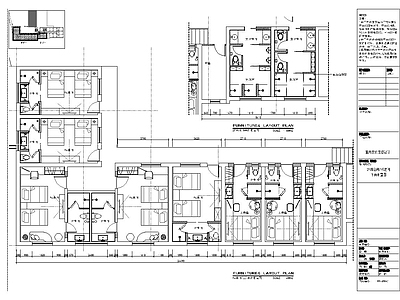 民宿酒店标间室内装修 施工图