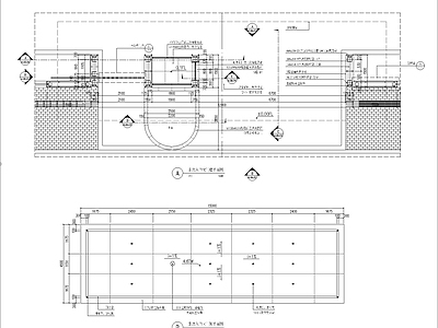 入口大门详图 施工图 建筑通用节点