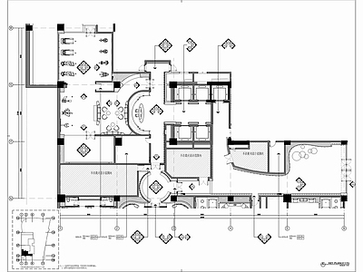 某酒店健身中心室内 施工图