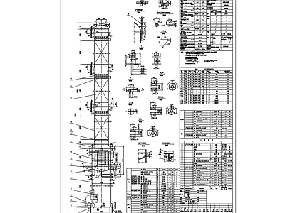 22立方丙醇脱重塔 施工图