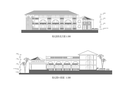 幼儿园建筑 施工图