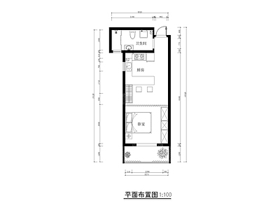 海顿公馆单身公寓平立 施工图