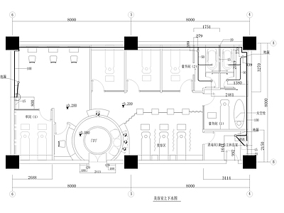 某美容院全套装修 施工图