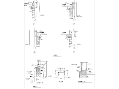 砖墙节点图 施工图