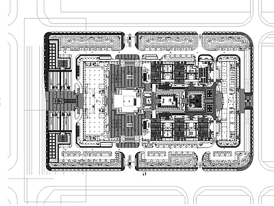 沣东园林工程景观 施工图