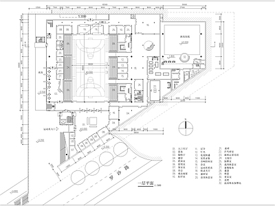 某体育馆全套建筑 施工图