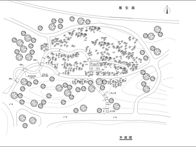 竹里馆景观 施工图