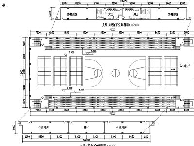 体育馆平面布置图