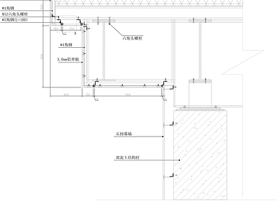 铝单板外墙包柱梁女儿墙 施工图 建筑通用节点