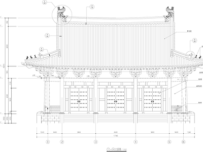 宫殿古建筑 施工图