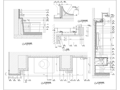 精装墙身造型节点详图 施工图