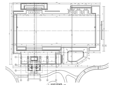 室外会所泳池 施工图