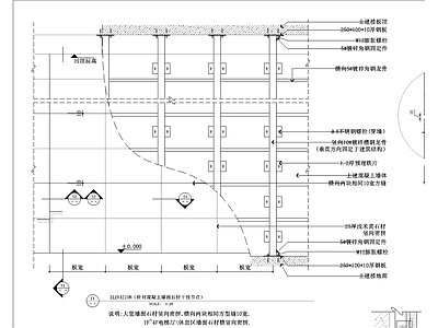 石材干挂节点 施工图