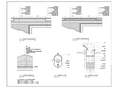 顶板交界及绿化灌溉取水口详图 施工图