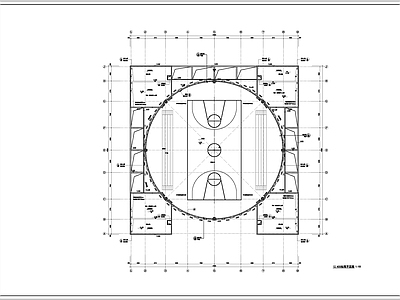 学校文体中心建筑 施工图