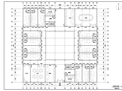 安养院建筑 施工图 疗养院