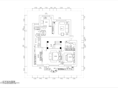 跃式户型装修 施工图