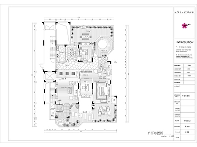 东南亚风格两层别墅 施工图