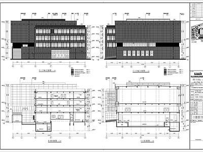 杭州第二中学建筑 施工图