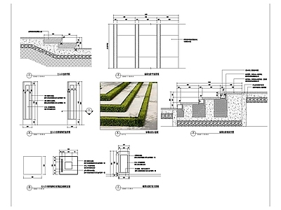 主入口台阶详图 施工图